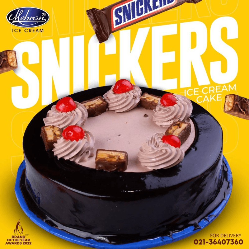 Snickers – Smooth & Creamy Mehran Icecream